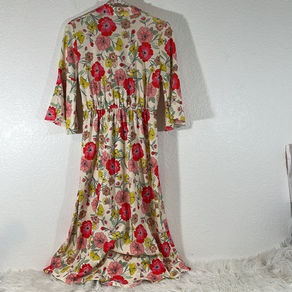 ASOS MATERNITY FLORAL DRESS SIZE 4 NEW - Picture 4 of 9